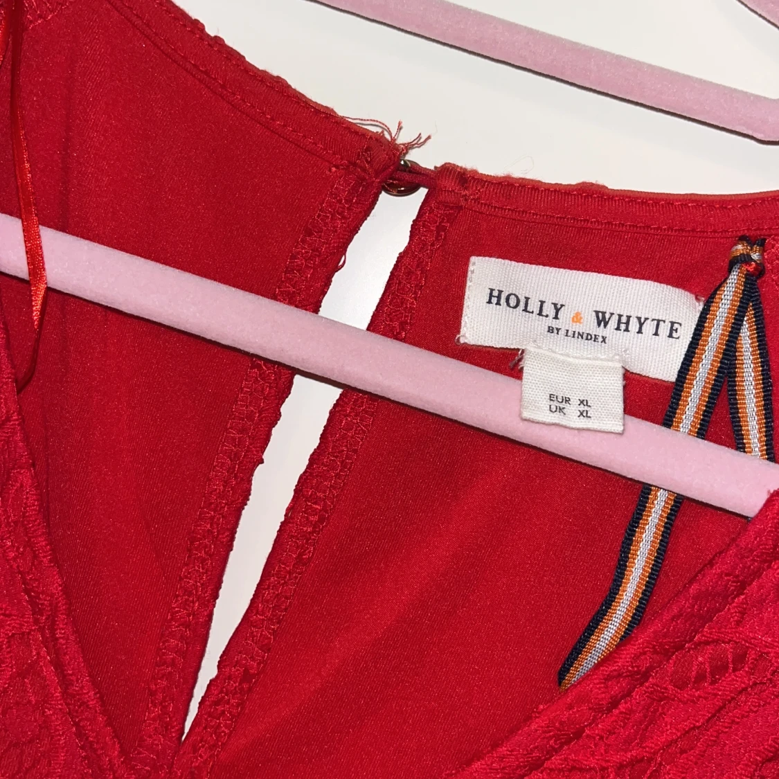 Röd klänning  - 90