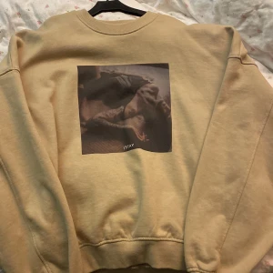 Sweatshirt  - Beige sweatshirt med tryck på magen. Köpte för typ ett år sen på Carlings men har knappt använt den. 
