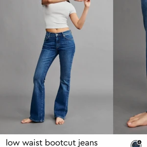 GINA TRICOT JEANS - Säljer dessa fina jeans då dem var något för långa för mig, superfina och använda fåtal gånger! Low waist och flare/bootcut💕