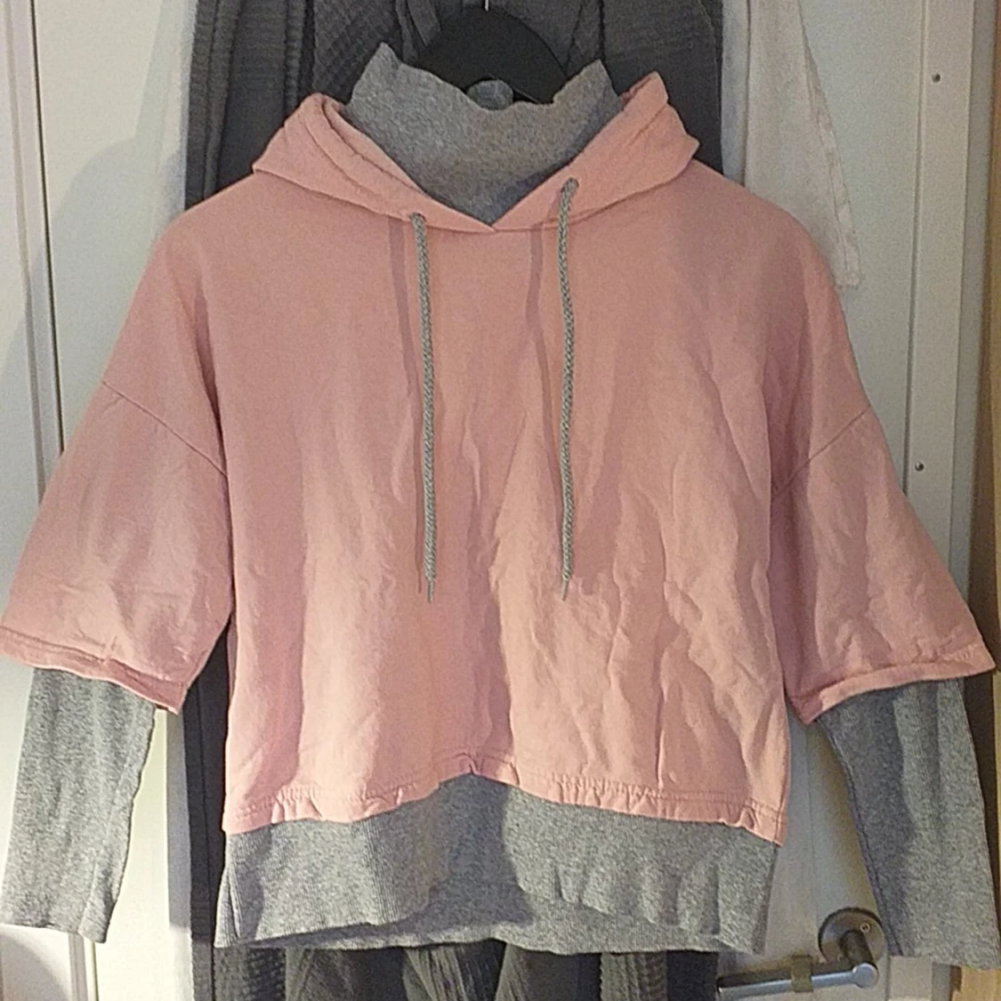 Dubbel layered hoodie 