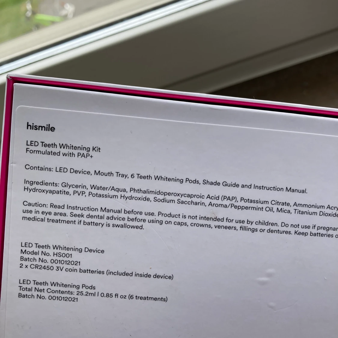 Tandblekningskit från Hismile - Oanvänd - 90