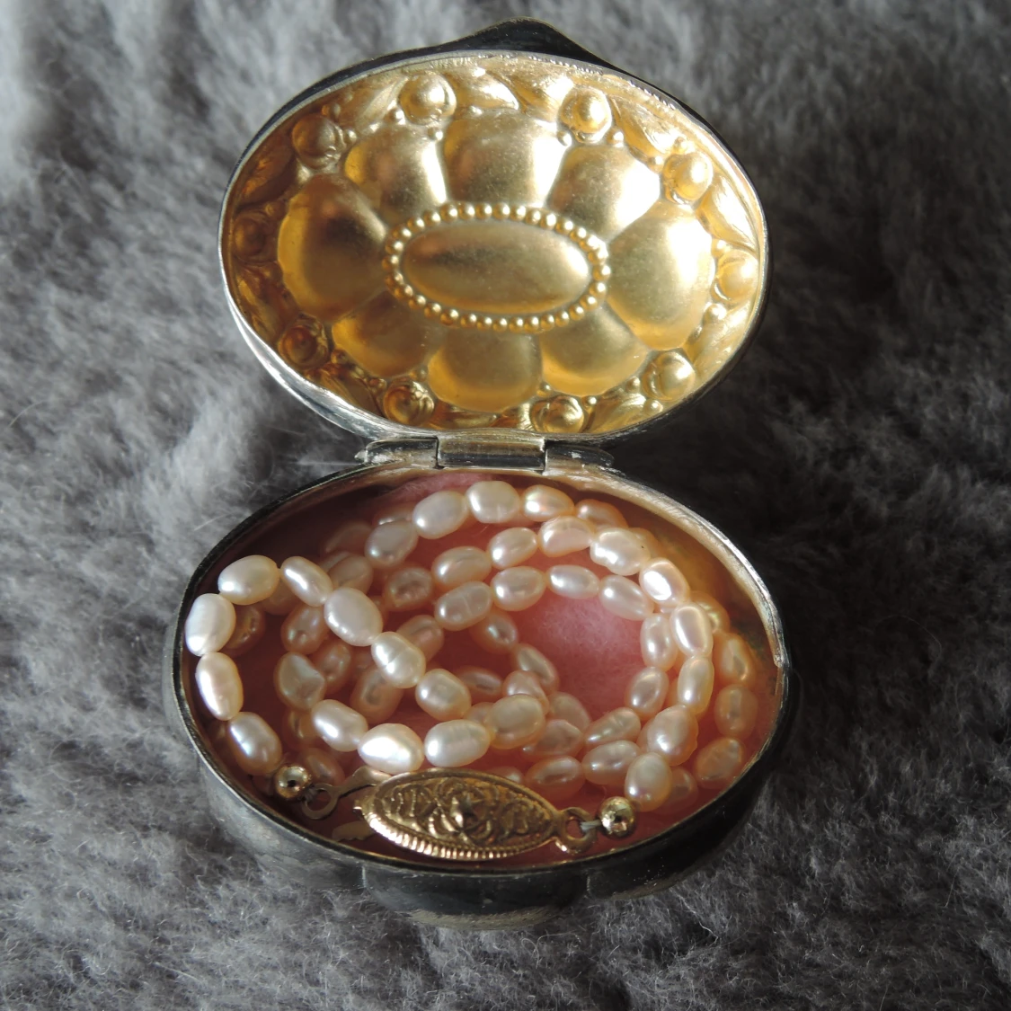 Äkta sötvattenspärl halsband 