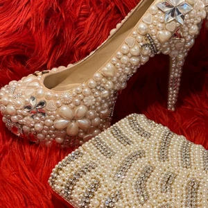 Festlig skor och klatsch  - Använda i gott skick 