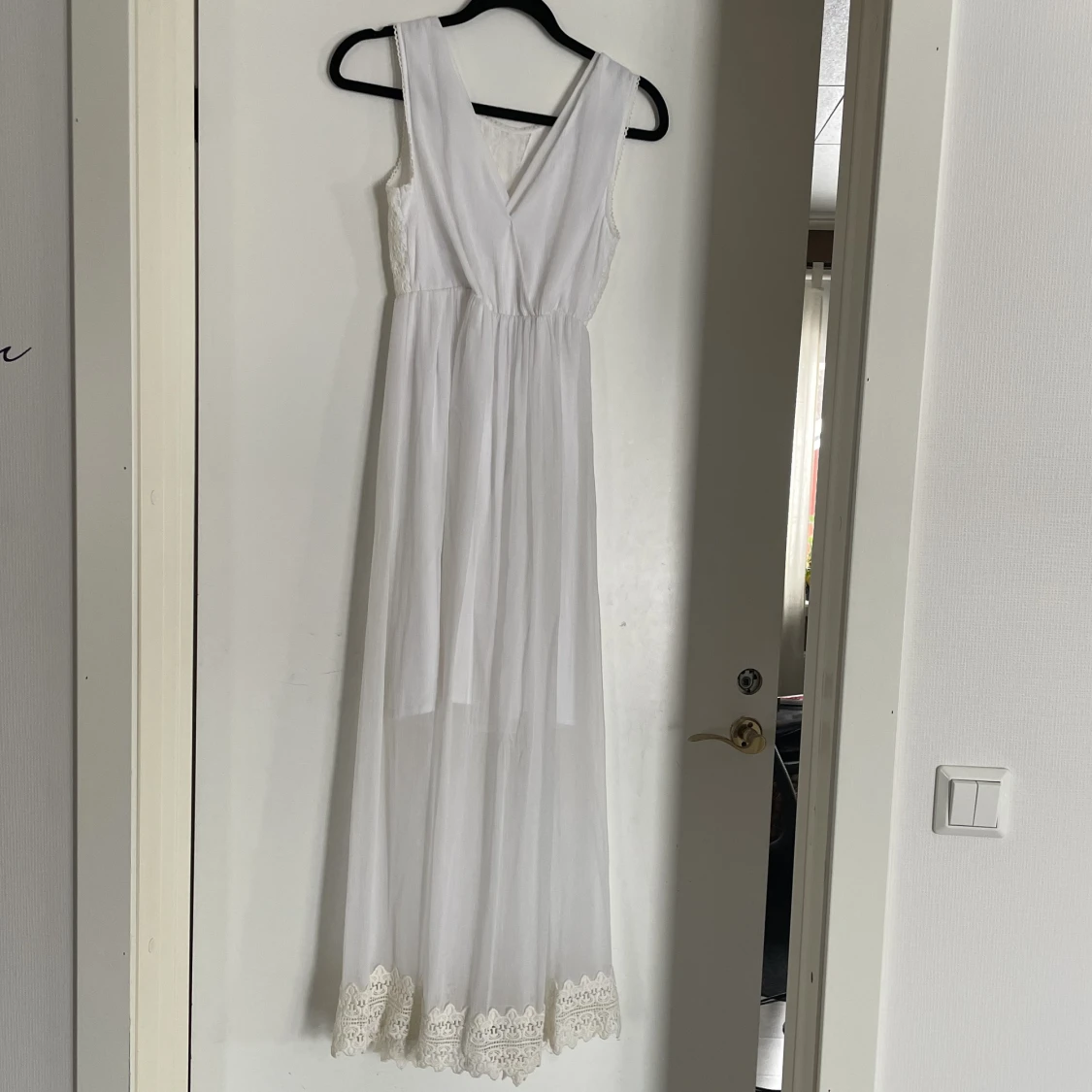 Vit långklänning - 90