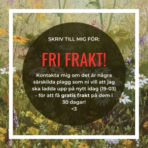 Fri frakt - Hej, jag lägger gärna upp annonser på nytt idag om ni vill få fri frakt på dem i 30 dagar. Det är bara att skriva under annonsen av plagget, eller här😘