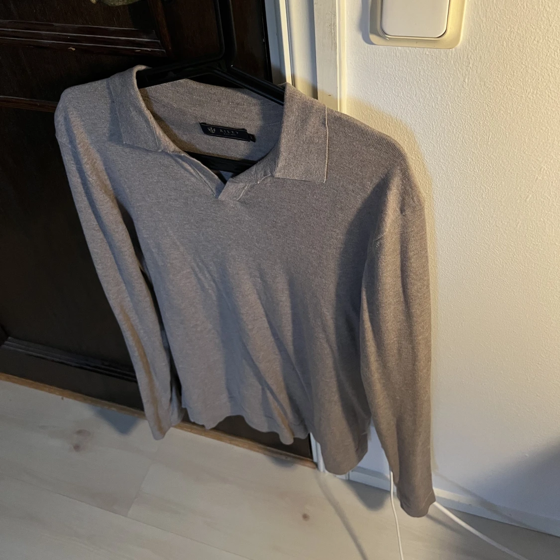 Långärmad pikétröja  - 90