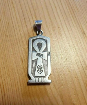 Äkta silver Ankh Egypten - Vackert äkta hänge det Egyptiska tecknet Ankh. i äkta 925 silver
