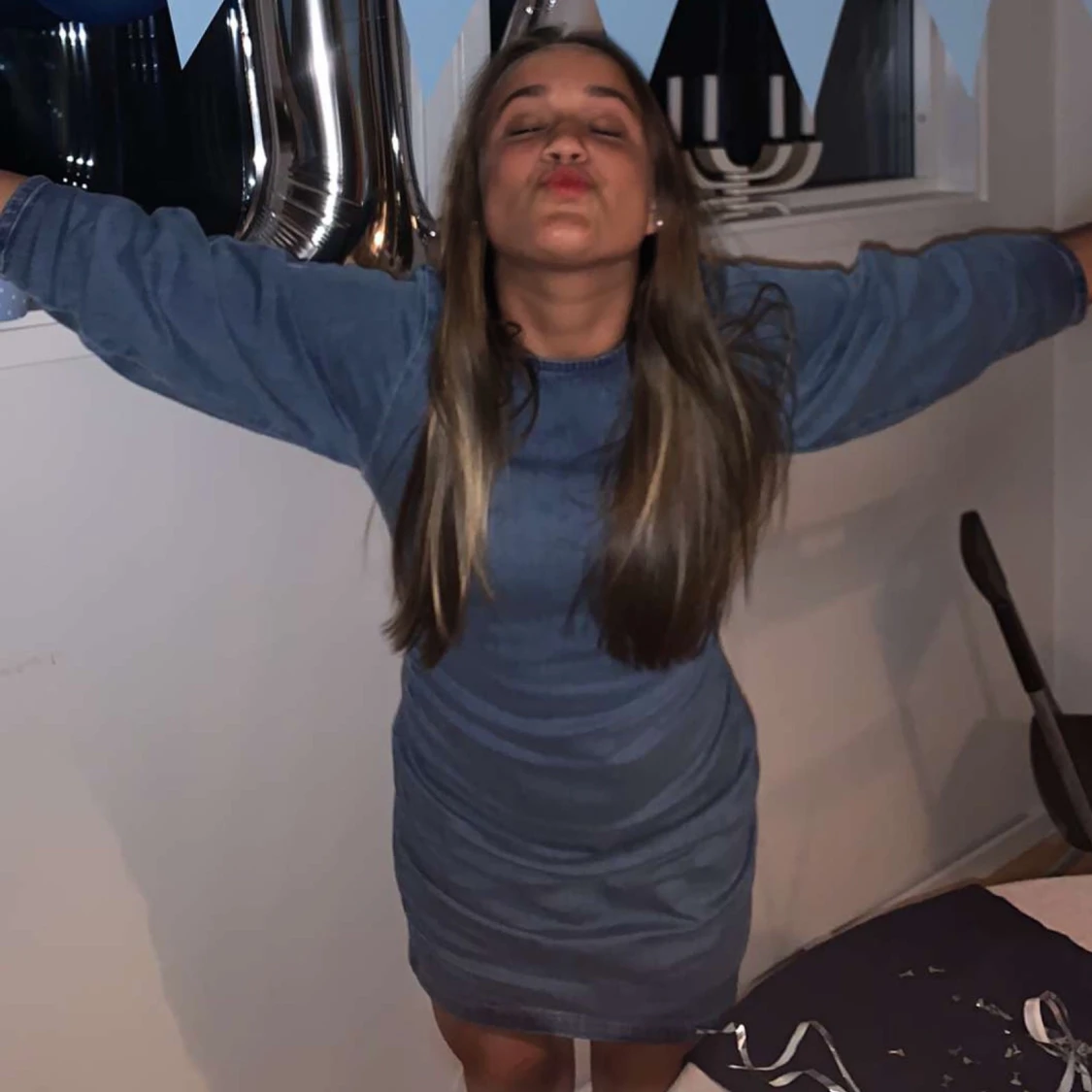 Jeansklänning  - 90