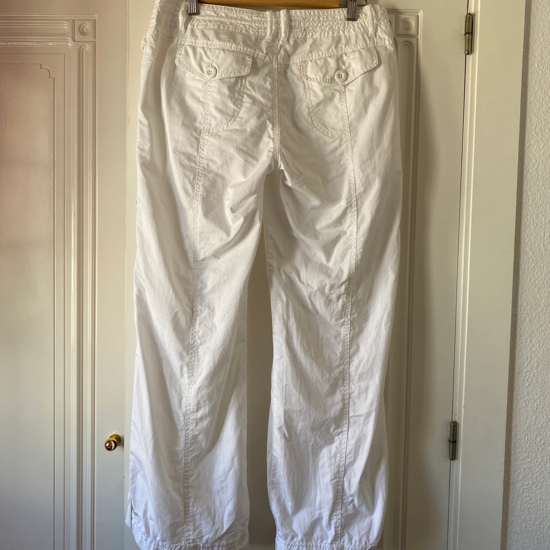 lowwaist vita linne/cargopants - 91