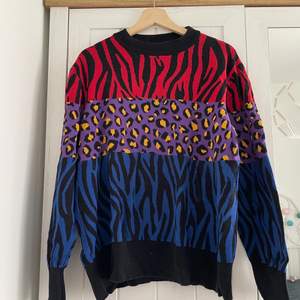 mulitcolor sweater from Monki.