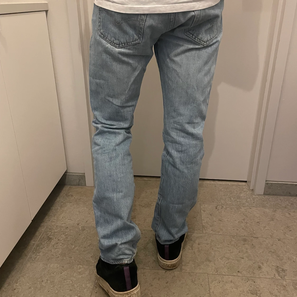 Blå Levis 501 - 90