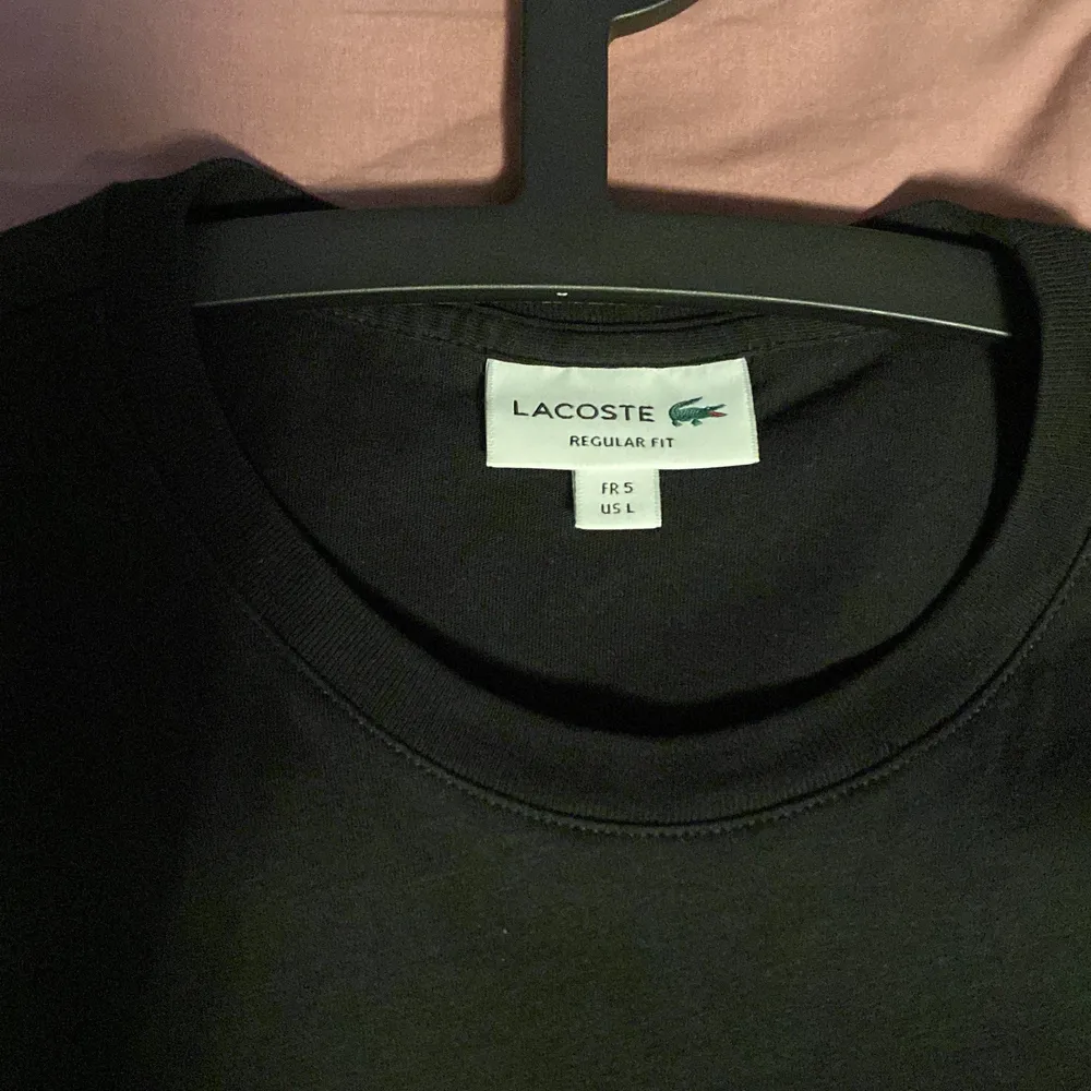 Hej! Jag säljer min Lacoste t-shirt som är helt ny pga fel storlek när jag köpte till mig själv, nypris är 550kr och jag säljer den för 299kr vid snabb affär kan priset dikuteras. Spårbar frakt!. T-shirts.