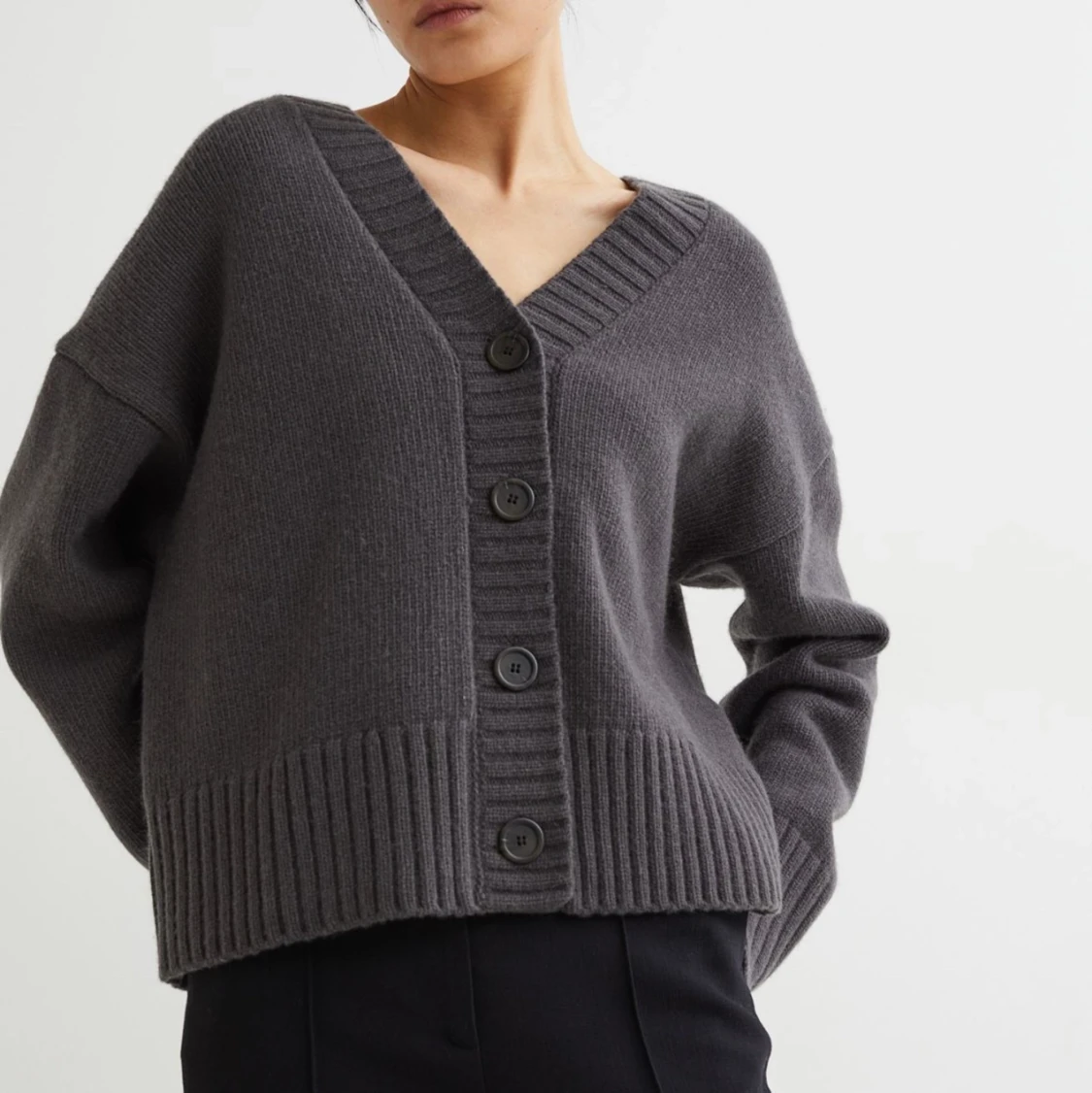 Stickad kofta från H&M