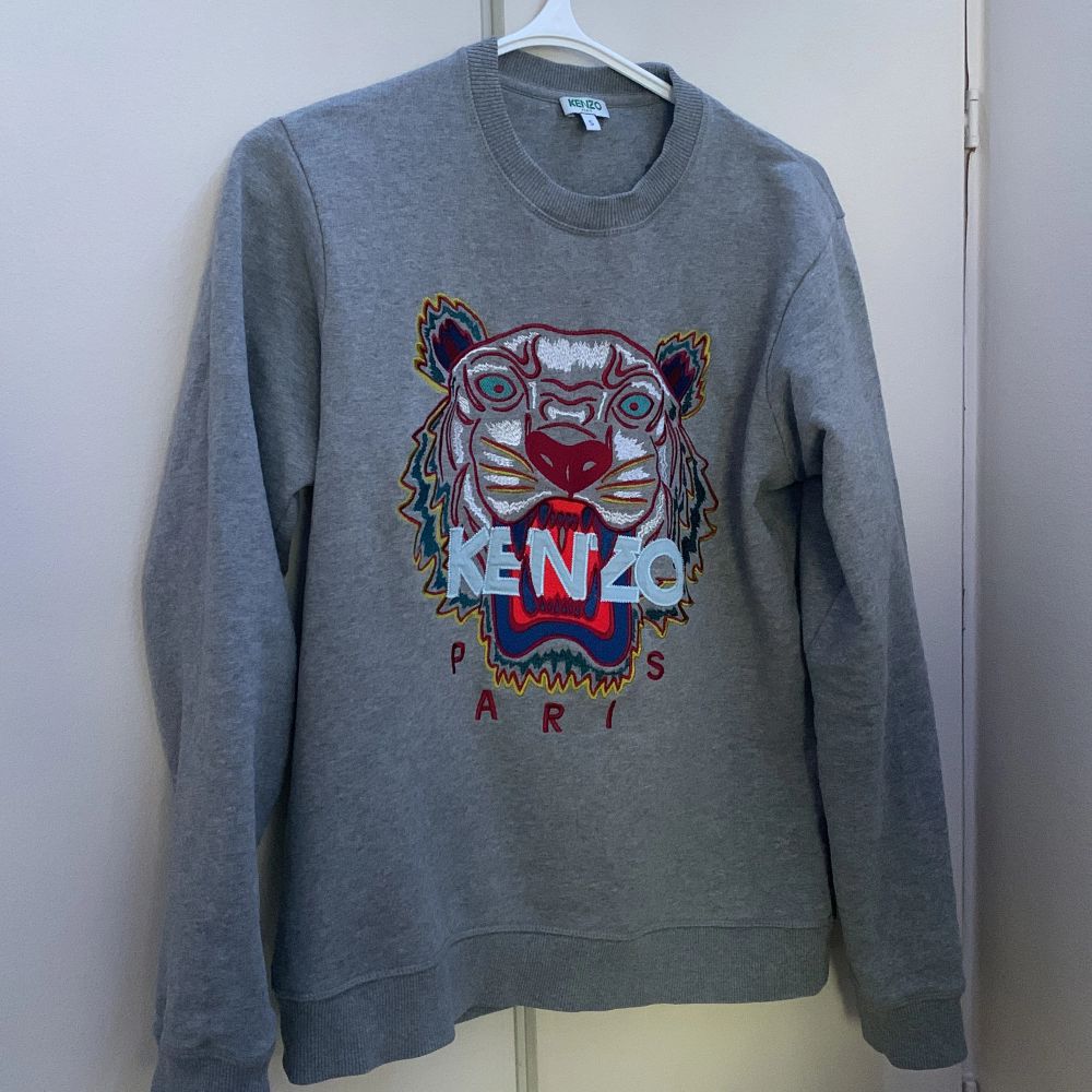 Kenzo sweatshirt grå herr | Plick Second Hand