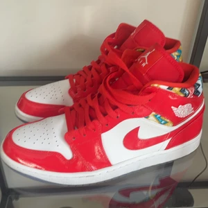 Jordan 1 mid  - Jordan 1 mid röd vita