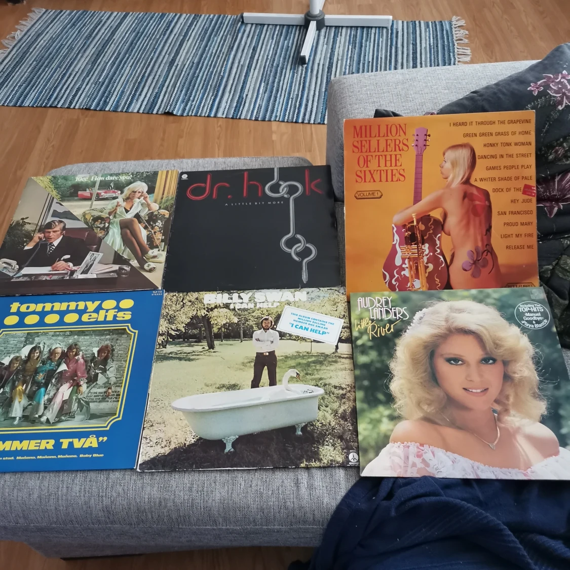 6 st LP skivor 20 kr st eller alla för 120 kr