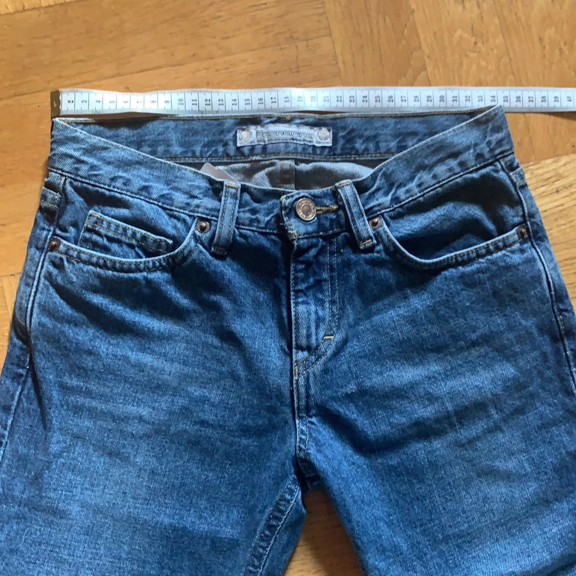 Lågmidjade jeans blåa - 90