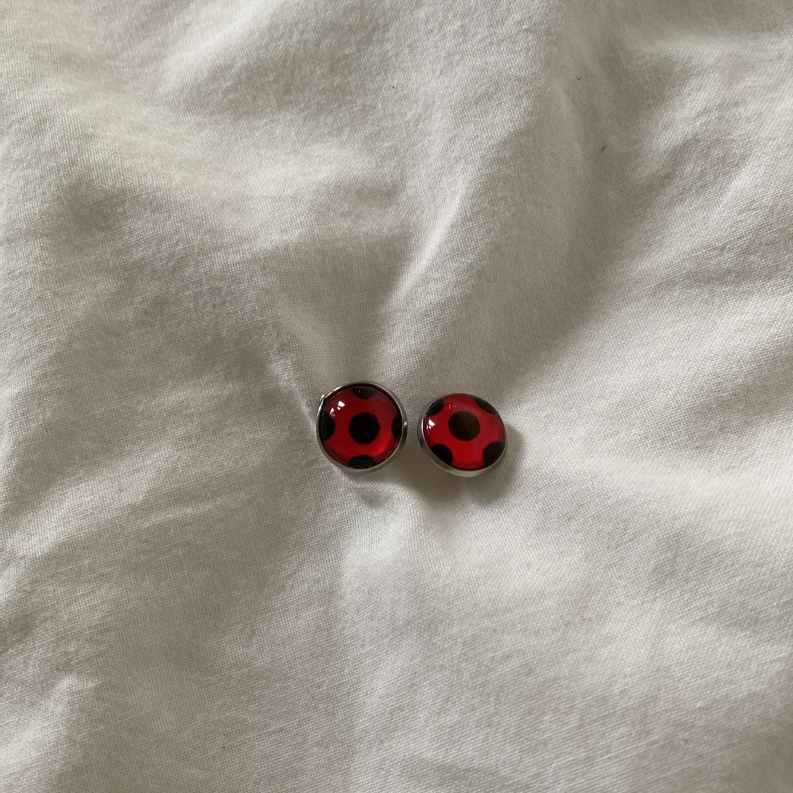 Nyckelpig örhängen 