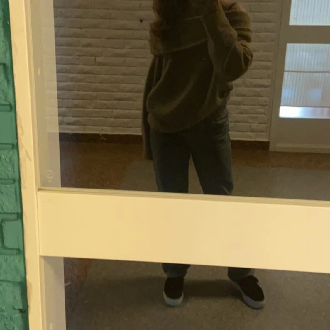 Offshoulder stickad tröja - 90