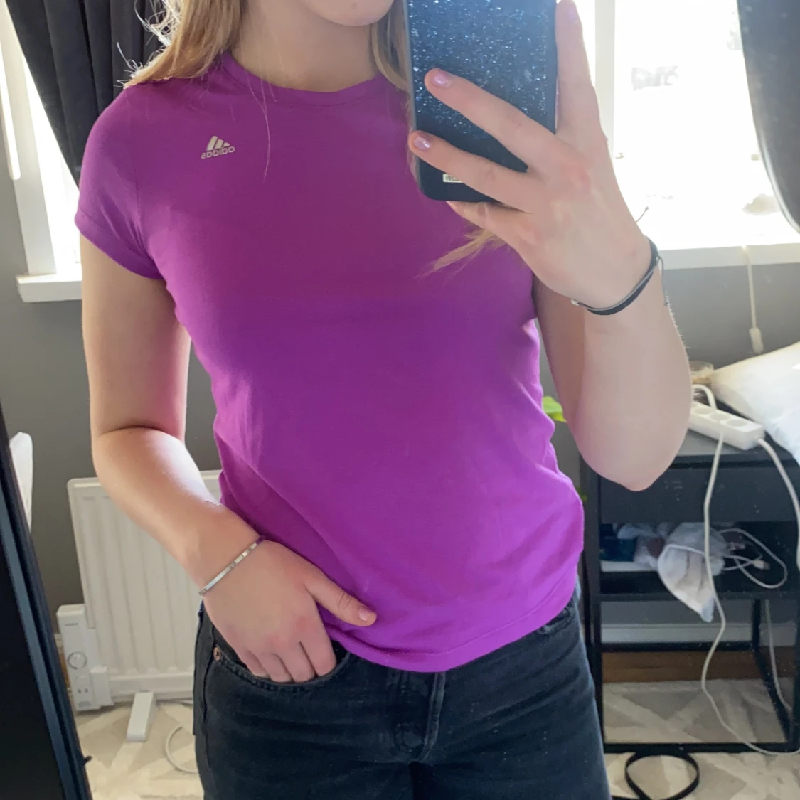 Lila tränings t-shirt