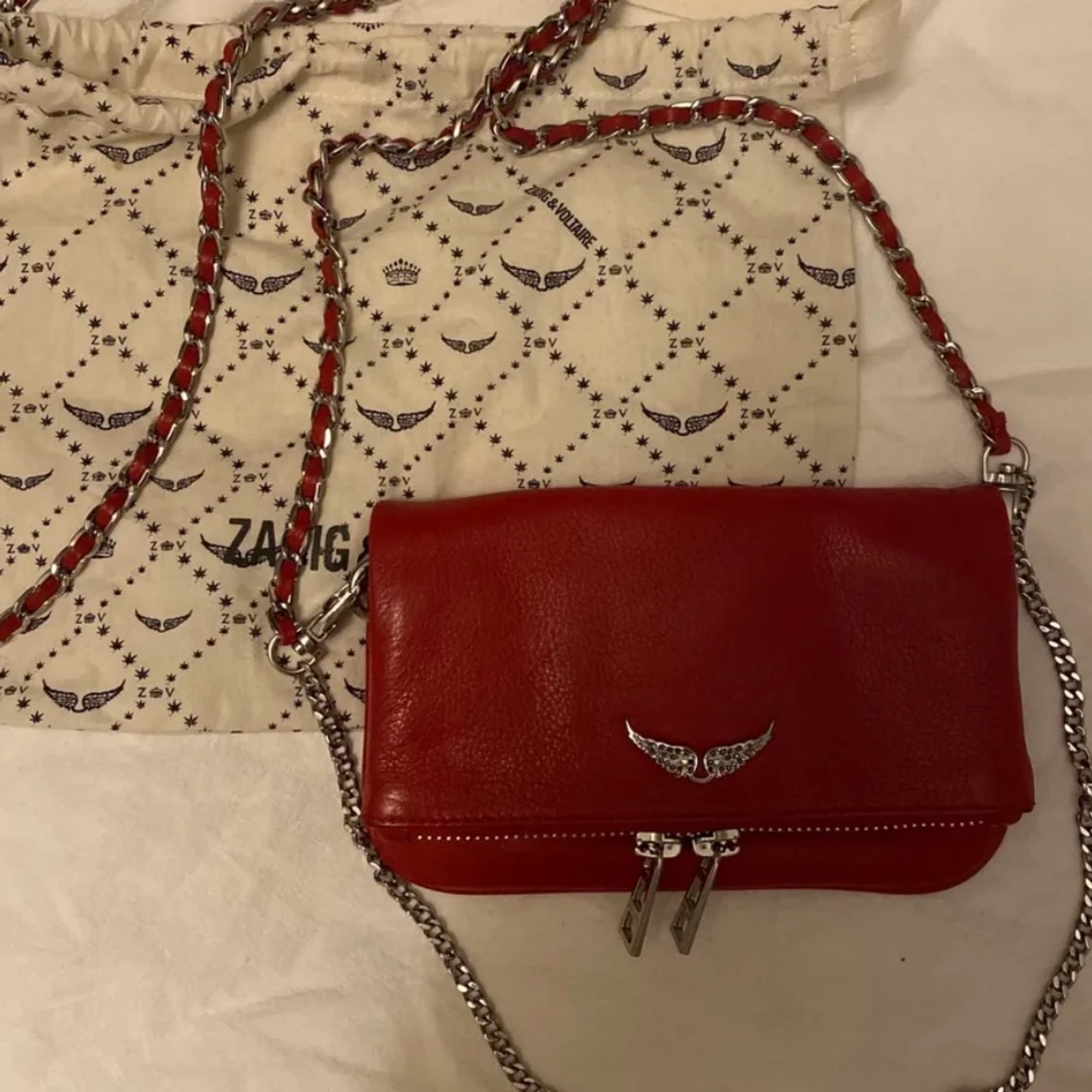 Zadig väska röd💋