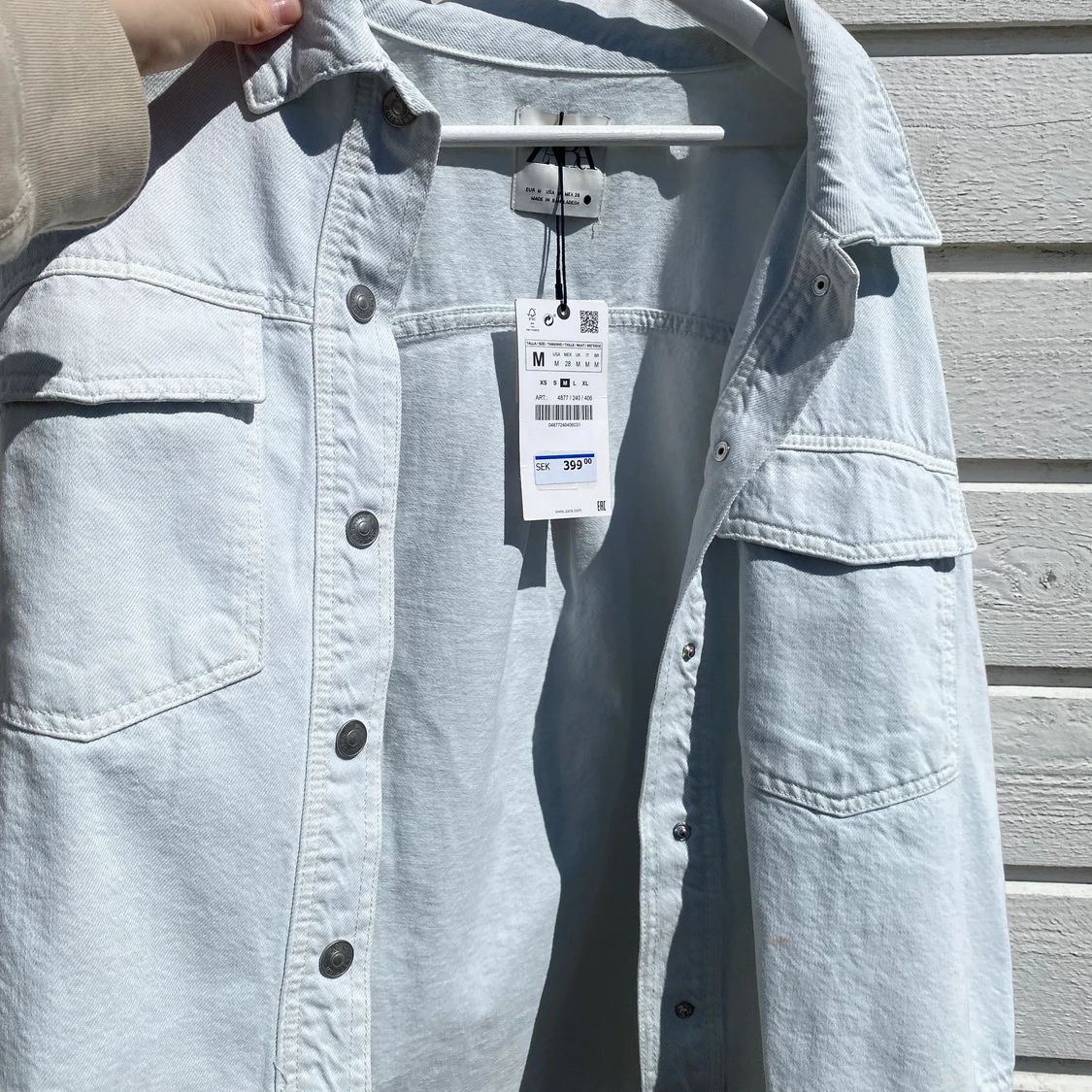 Jeansjacka storlek M - 91