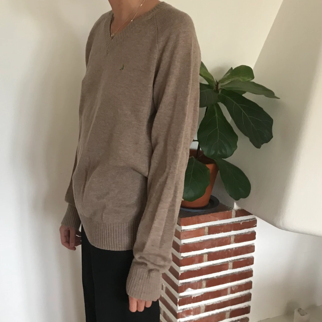 Stickad tröja boomerang  - 90