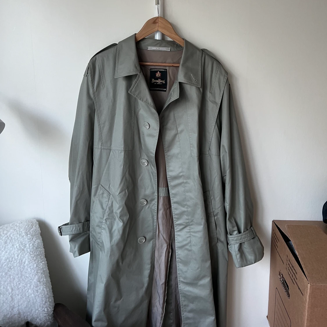 Grön trenchcoat - 91