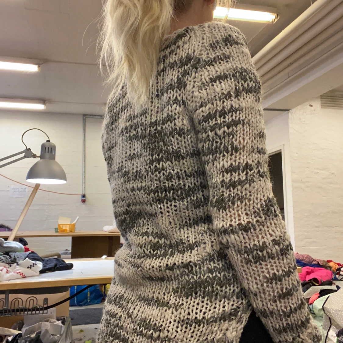 Grunge stickad tröja  - 91