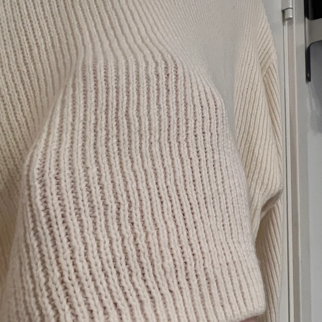 krämfärgad tröja - 90