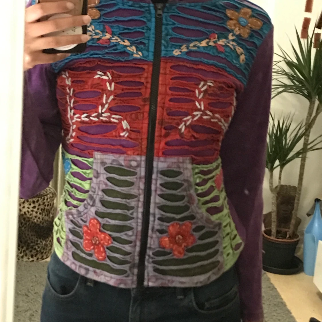 Cool mönstrad kofta - 90