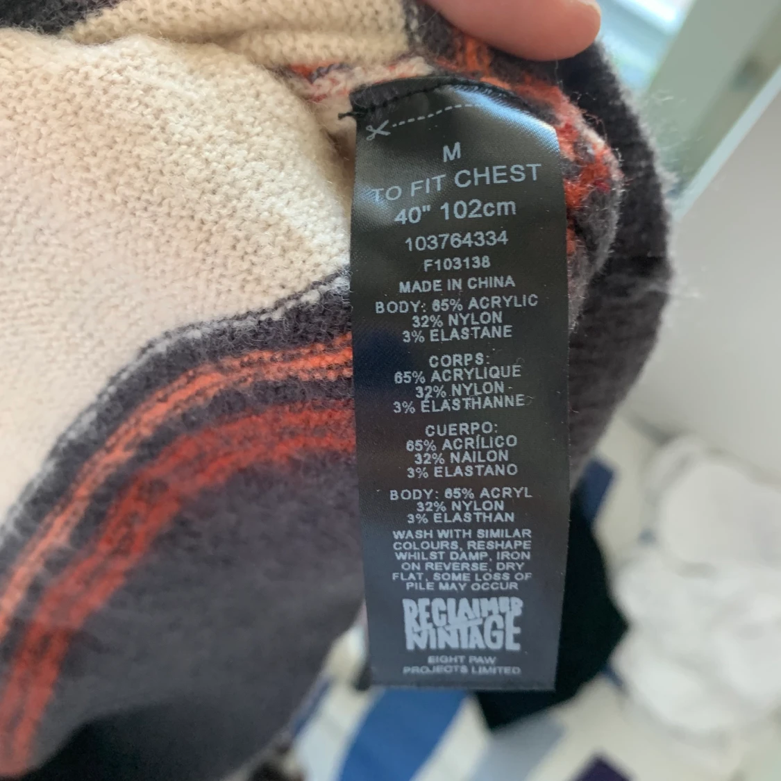 Stickad polotröja M - 91