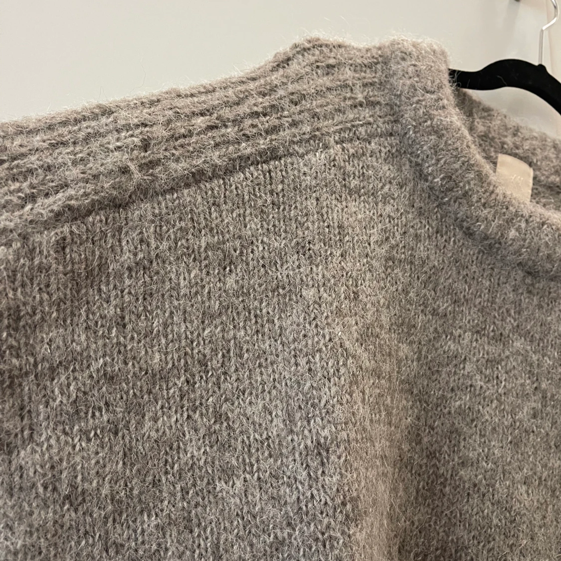 Ull/alpacka stickad tröja - 90