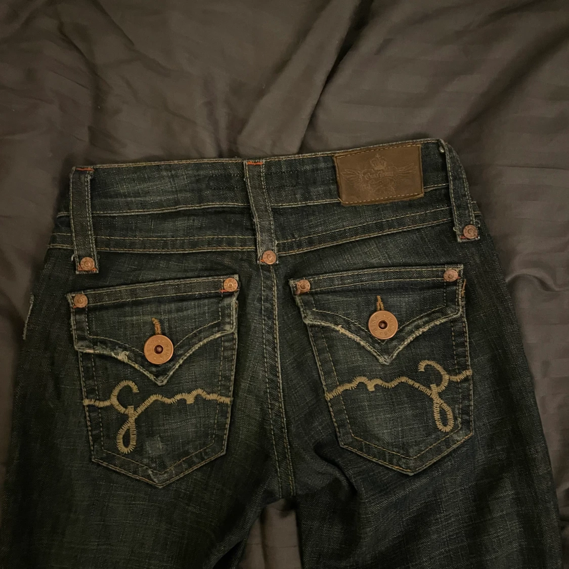 Lågmidjade bootcut jeans - 90