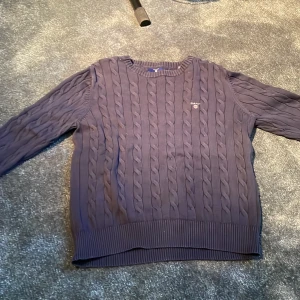 Gant tröja - Mörkblå tjocktröja, 158cm/164cm, 13-14