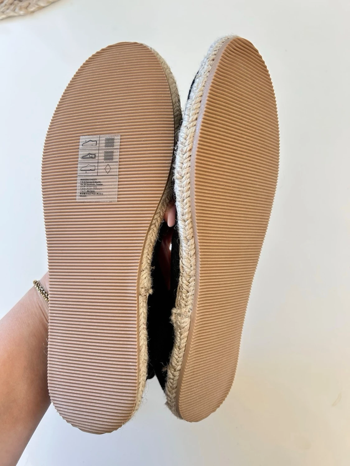 Svarta espadrillesandaler  - 2