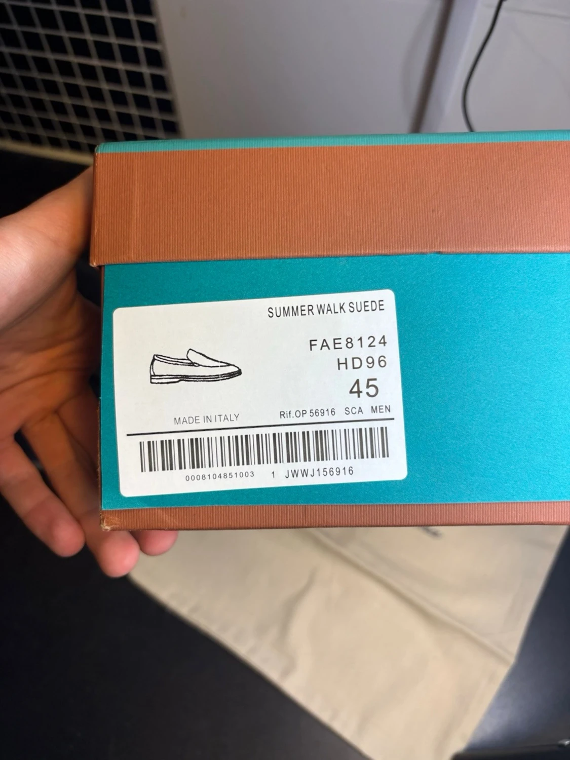 Blå mocka loafers från Loro Piana - 2