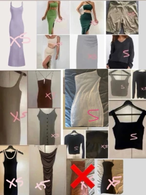 Klädpacket bundle - Klänningarna är i storlek XS. Majoriteten är oanvända och passar vid olika tillfällen 🌸 Extra plagg kan förekomma‼️