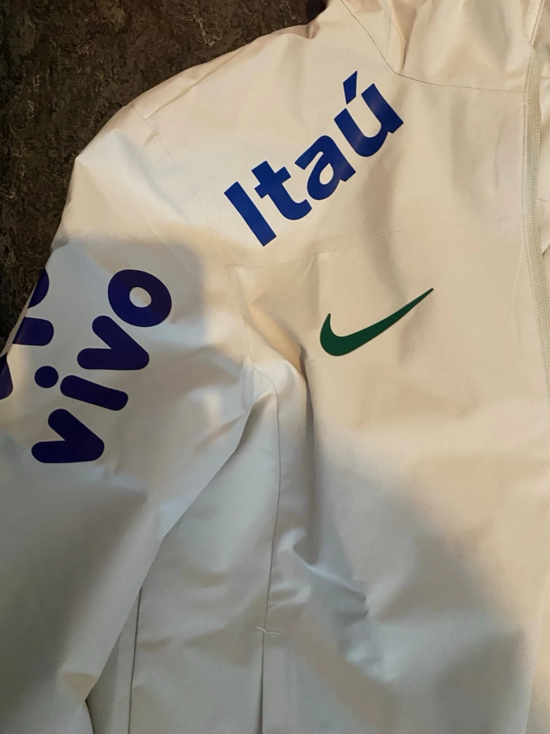 White windbreaker Brazil