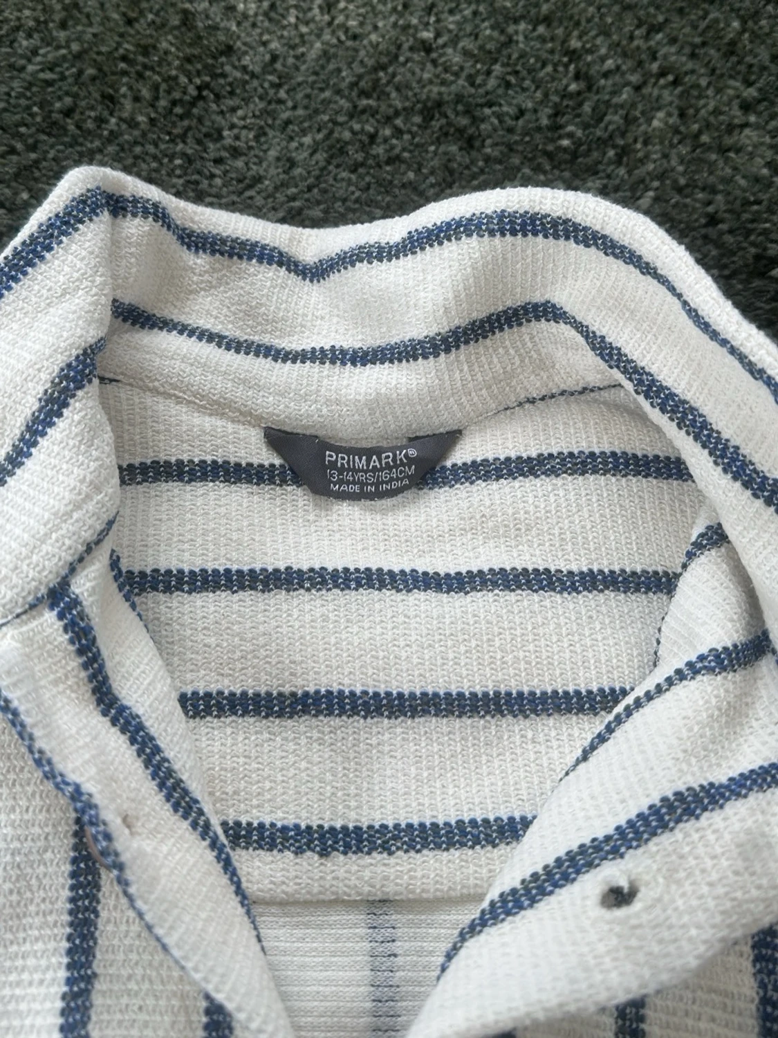 Randig pyjamas med kort ärm och shorts - 2