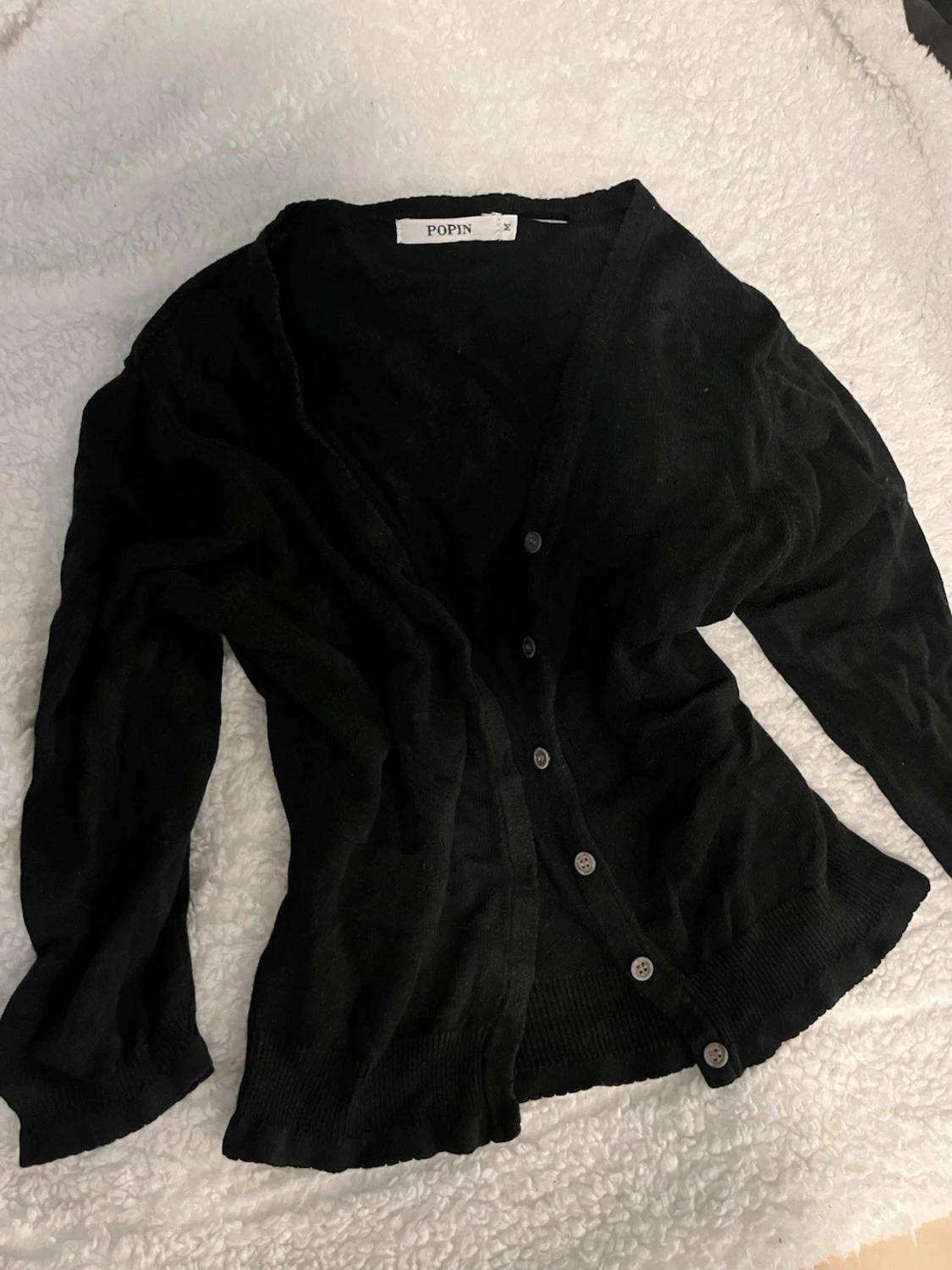 Svart cardigan