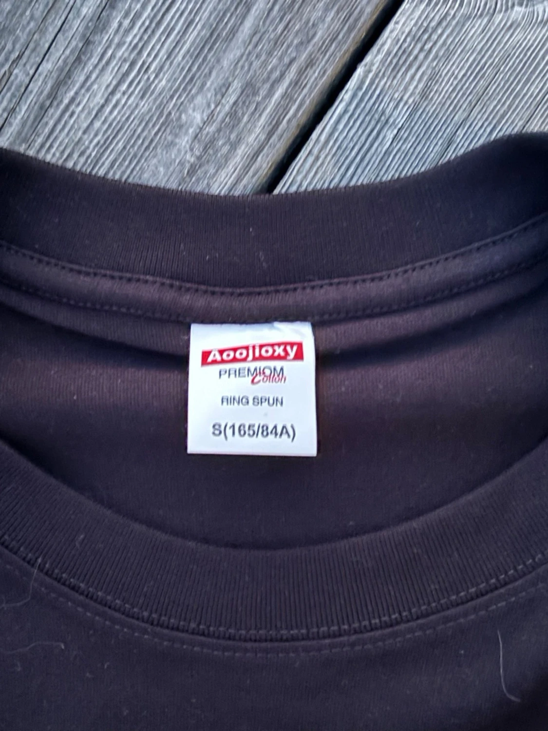 Svart t-shirt med USA-flagga - 1