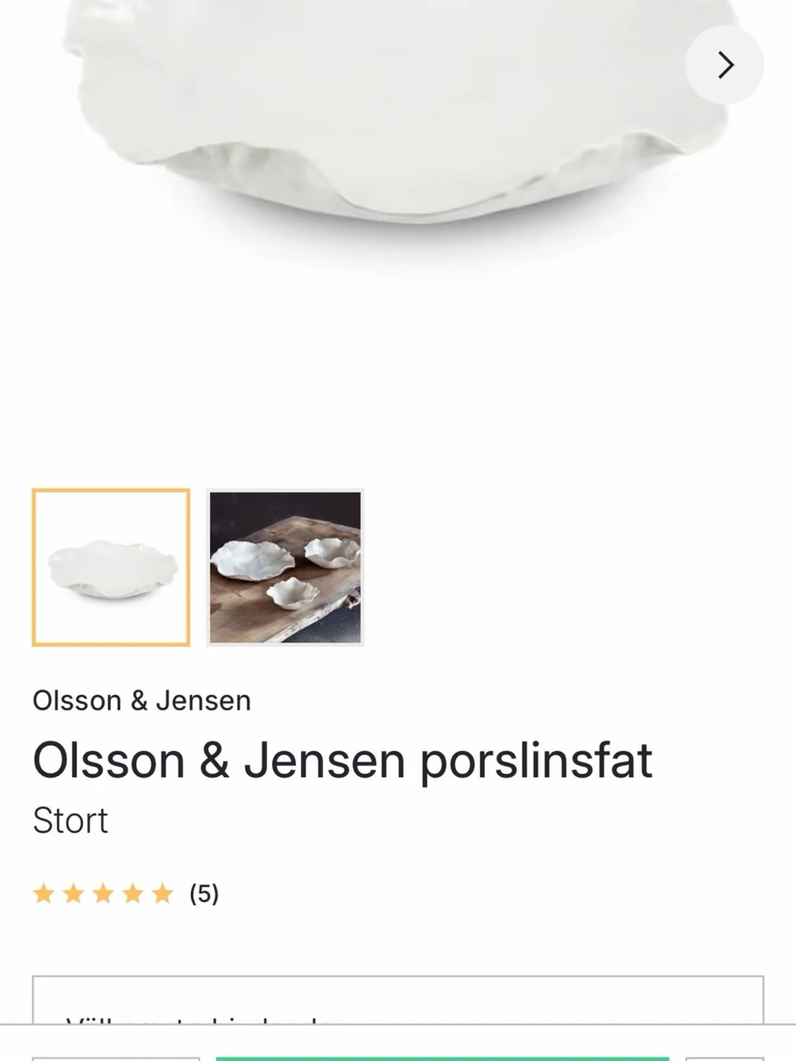 Vit dekorativ keramikskål - 3