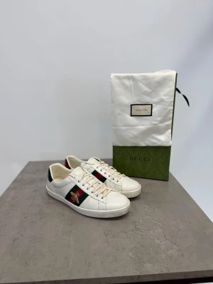 Gucci ACE skor  - Säljer du mina Gucci ace skor som är riktigt goa är jävligt snygga nu till våren och sommaren skriv om ni har fler frågor 👍