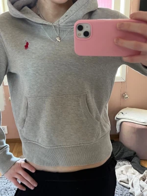 Grå hoodie från Ralph Lauren - Skit snygg hoodie från Ralph lauren. Köpte på Vinted men kommer ej till användning. Storlek XS