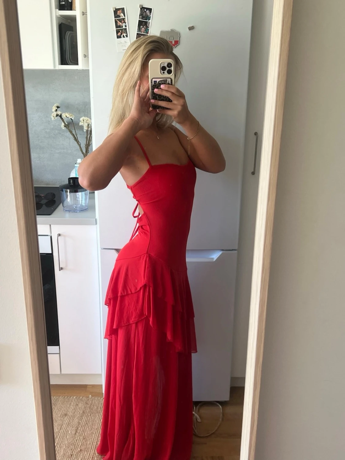Röd balklänning - 1