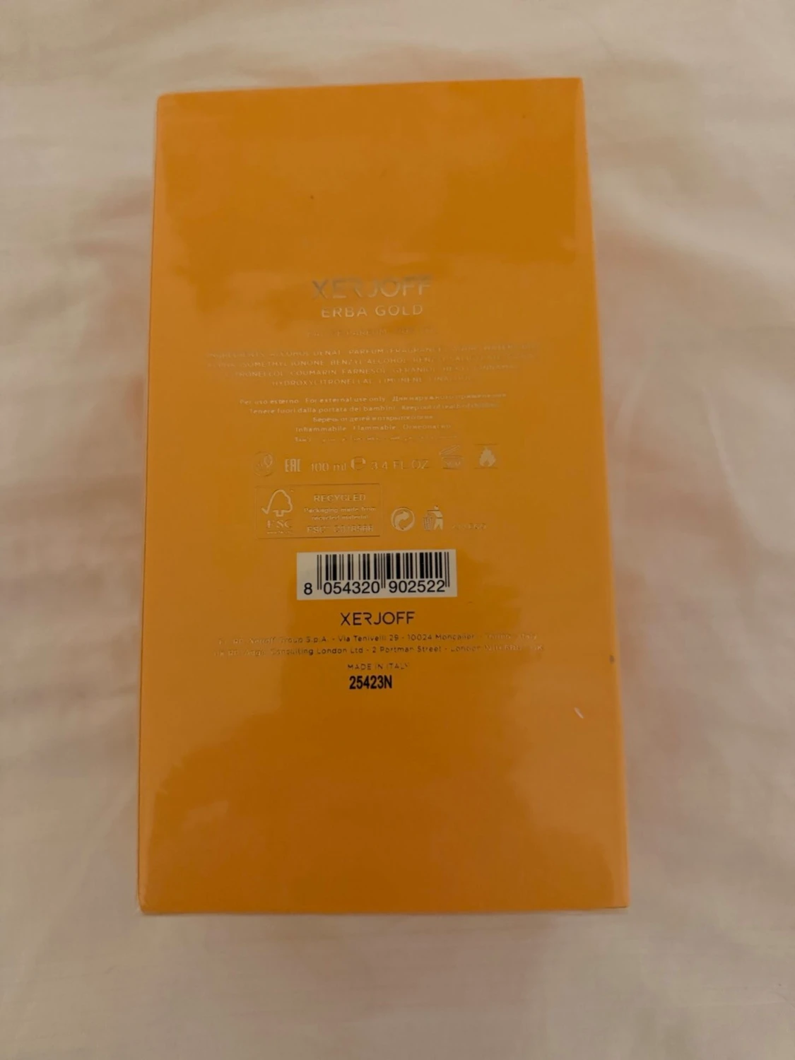Xerjoff Erba Gold Eau de Parfum 100ml - 1