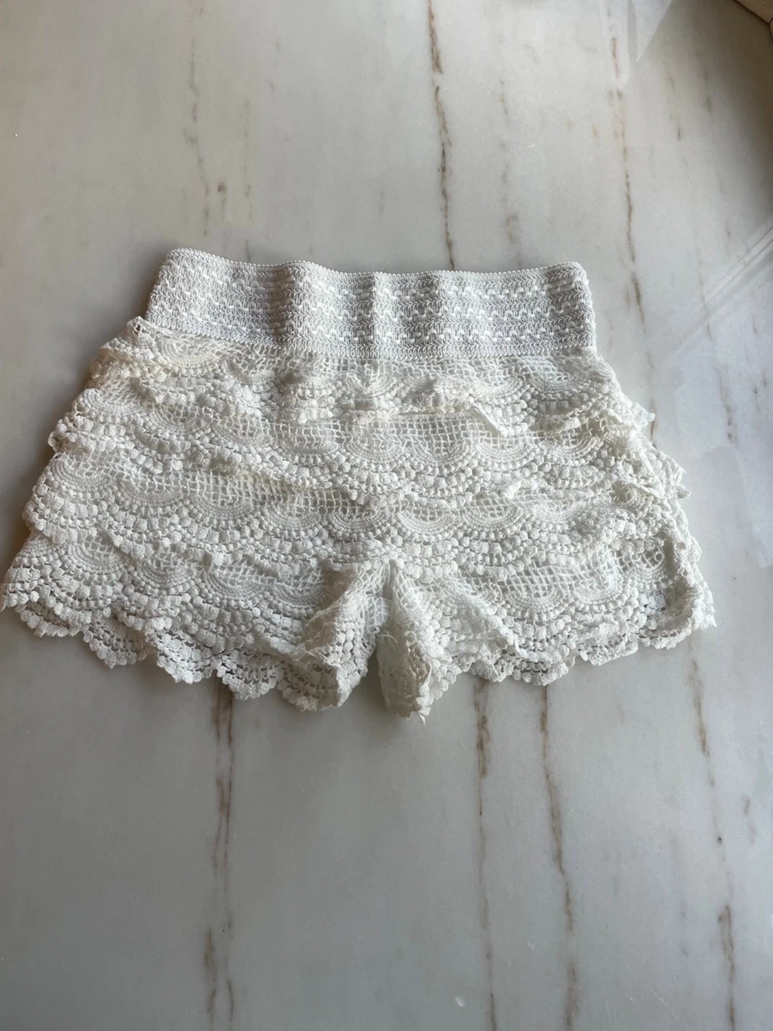 Vita spets shorts  - 1