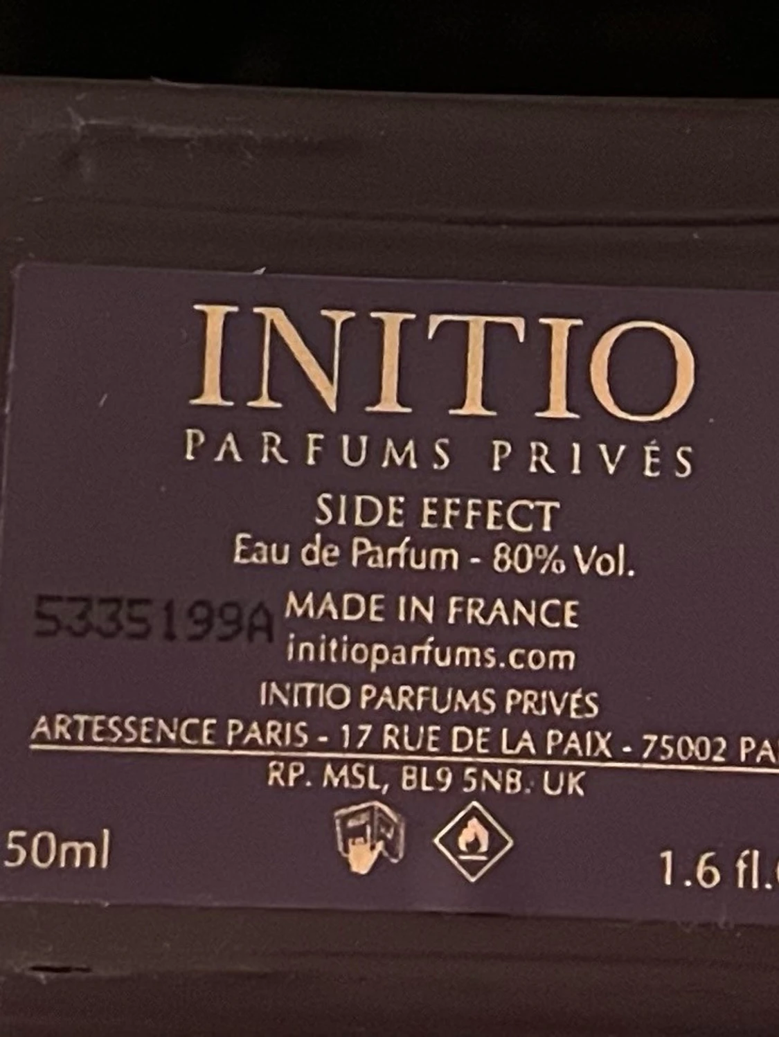 Initio Side Effect Eau de Parfum 50ml - 1