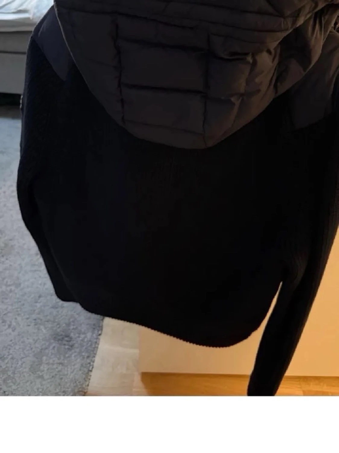 Svart pufferjacka från Moncler - 2